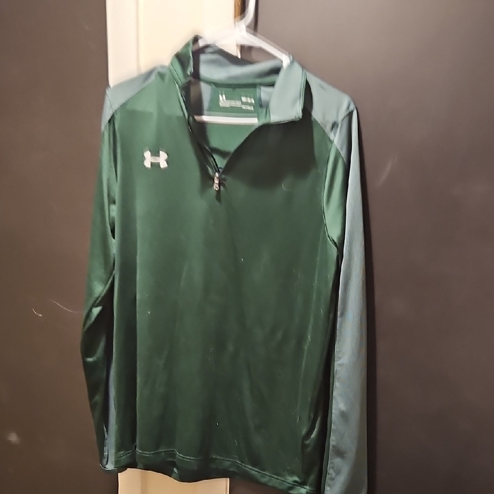 Under Armour Forest Green Half-Zip Top